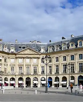 20, place Vendôme à Paris, adresse de la bijouterie Mauboussin.