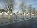 Les inondations du 7 février 2014 à Châteaulin (l'Aulne en crue déborde largement, l'eau recouvrant les quais et inondant le rez-de-chaussée des maisons riveraines) 5