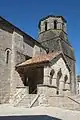 Porche de l'église Sainte-Eulalie.