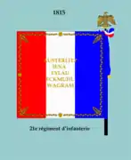 Drapeau modèle de 1815 (revers)