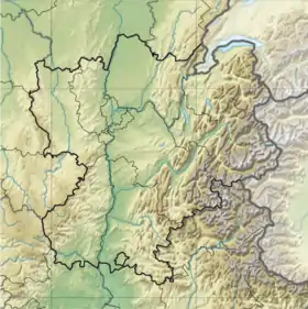 voir sur la carte de Rhône-Alpes