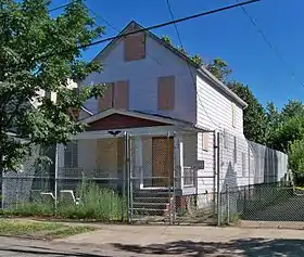 La maison d'Ariel Castro, détruite le 7 août 2013.