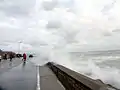 La tempête du 20 février 2015 (coëfficient de marée de 118) à la pointe de Mousterlin 1.