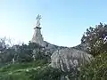 La Vierge des montagnes Noires, statue édifiée sur l'éperon rocheux de Kudel, un des sommets des Montagnes Noires 1.