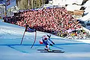 Arrivé de la Coupe du monde de ski à Wengen