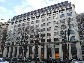 Ancien siège de France 2 au 22 avenue Montaigne à Paris de 1992 au 14 août 1998.