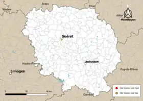 Carte des communes avec sites Seveso