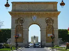 L'Arc de Triomphe (façade est).