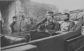 En 1918, Alexandre de Serbie avec Alexandre Ier, roi des Hellènes.
