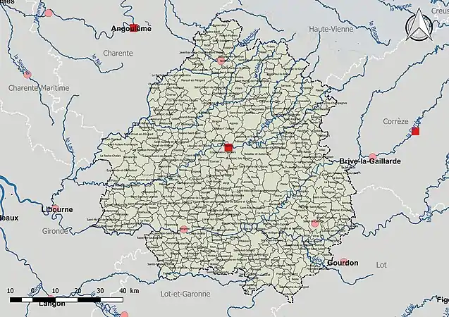 La Dordogne est située au sein du bassin Adour-Garonne.