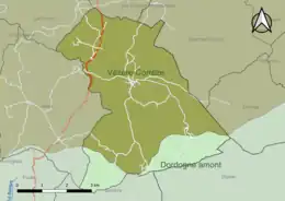 Carte en couleur présentant le(s) SAGE couvrant le territoire communal