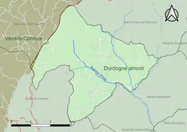 Carte en couleur présentant le(s) SAGE couvrant le territoire communal