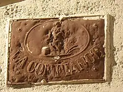 Plaque d'assurance de La Confiance (XVIIIe siècle).