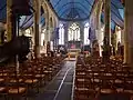 Église Notre-Dame du Juch : vue intérieure d'ensemble.