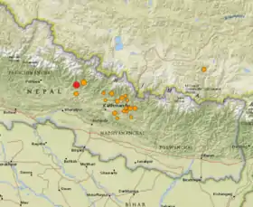 Image illustrative de l’article Séismes de 2015 au Népal