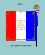 Drapeau modèle de 1815 (revers)