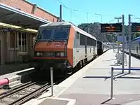 La BB 26009, à quai, en juillet 2010.