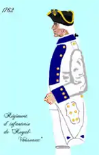 régiment Royal des Vaisseaux de 1762 à 1776
