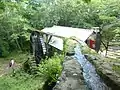 Le moulin à eau de Keriolet : vue extérieure d'ensemble.