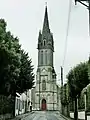 Église paroissiale Saint-Ignace : la façade.
