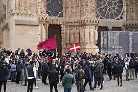 Des jeunes mobilisés à Reims.