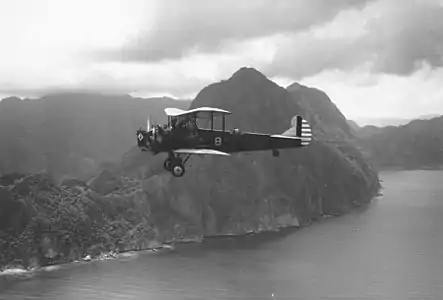 Un Keystone B-4A du 28th Bombardment Squadron en vol aux Philippines.