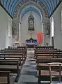 La chapelle Sainte-Anne de Prat-ar-Raz, vue intérieure d'ensemble.