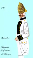 Grenadier de 1767 à 1776