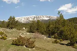 Vue du sommet depuis la Cerdagne.