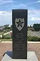 Stèle dédiée à la 2e division d’infanterie américaine.