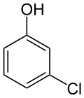 Structure du 3-chlorophénol