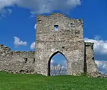 La porte du château de Kremenets classée.