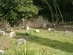 Le cimetière quaker.