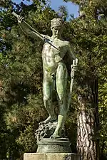 David vainqueur de Goliath d'Antonin Mercié.