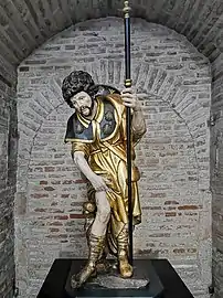 Statue de saint Roch de Montpellier.