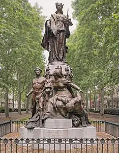 Le Monument aux combattants de 1870, par Théophile Barrau (1908-1910).