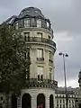 Le balcon de Gustave Caillebotte, boulevard Haussmann.