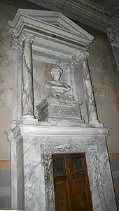 Enfeu du sculpteur Pietro Tenerani en la basilique Sainte-Marie-des-Anges-et-des-Martyrs de Rome (1869).