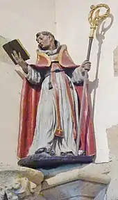 Chapelle Saint-Philibert et Saint-Roch, statue de saint Philibert.