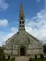 L'église paroissiale Saint-Jean-Baptiste : la façade.