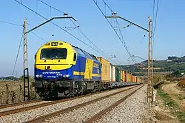 Euro 4000 no 335.030 Continental Rail à Lavern (Subirats, Espagne).