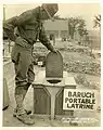 Latrine portable Baruch (Fort Riley, Kansa, 1re guerre mondiale)