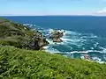 Poullan-sur-Mer : la Pointe de la Jument vue de l'est.