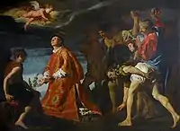 La lapidation de saint Étienne (Matthias Stom).