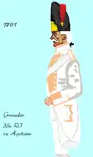 grenadier de 1791 à 1795