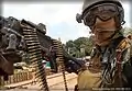 Centrafrique - Patrouille motorisée GCP