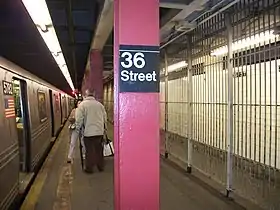 Image illustrative de l’article 36th Street (lignes M et R du métro de New York)