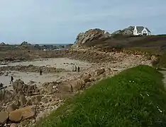 La plage de Port Blanc (vue vers le nord-est)