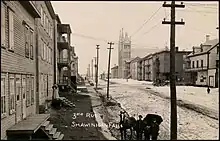 Carte postale de Shawinigan falls entre 1903 et 1920