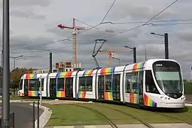 Le tramway d'Angers.